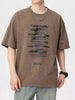 Men's Plus Size Vintage Washed Graphic Oversized T-Shirt by Simply Love