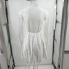 Women’s V‑Neck Short‑Sleeve Dress with Lace Trim by FitiqueFit