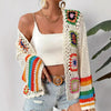 Hand-Crocheted Knitted Cardigan for Women by FitiqueFit