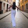 Women’s V‑Neck Button‑Front Vest & High‑Waist Pants Set by FitiqueFit