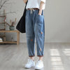 Women's Summer Fashion Ripped Ninth Jeans by FitiqueFit