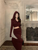 Fishtail Hip Skirt Suit Women