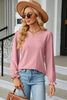 🌸 Round Neck Flounce Sleeve T-Shirt by FitiqueFit