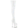 Gold Reflective Patent Leather High Heels Platform Shoes Waterproof Platform Shoes