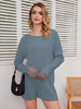 Long-Sleeved Solid Color Jumpsuit Shorts — Chic One-Piece for Women by FitiqueFit