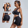 Yoga Set Women's Vest And Shorts by FitiqueFit
