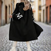 Women’s Letter Print Hooded Coat by FitiqueFit