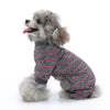 Summer Dog Clothes Striped Home Pajamas Thin by My Store