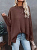 Waffle Knit Boat Neck T-Shirt by Simply Love