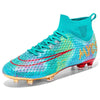 Men's Outdoor Training Gold-plated Bottom High-top Soccer Shoes by My Store