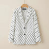 Women's Casual Chic Plaid Coat – Long Sleeve Pocket Jacket by FitiqueFit