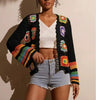 Hand-Crocheted Knitted Cardigan for Women by FitiqueFit