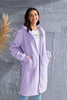 Red Double Take Full Size Hooded Teddy Bear Jacket with Thumbholes Ultra-Cozy & Stylish Comfortable Outerwear by Stevvex