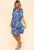 Johnny Collar Babydoll Dress with Side Pockets – Babydoll Dress, Johnny Collar Dress, Pocketed Dress, Button Down Dress, Relaxed Fit Dress by Stevvex