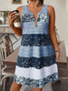 Plus Size Striped Tank Top & Skirt Set by FitiqueFit
