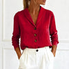 Women's Cotton-Linen Peter Pan Collar Button-Up Shirt – 6 Colors S–3XL by FitiqueFit