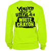 White Crayon - Long Sleeve Hi-Vis T-Shirt by Armed American Supply