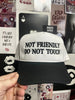 Black/white not friendly hat READY TO SHIP by Madness & Mayhem LLC