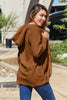 Women Full Size Teddy Hooded Jacket with Pockets Cozy Casual Jacket Comfortable Women Jacket by Stevvex
