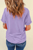 Bow Graphic Round Neck Short Sleeve T-Shirt by Wild and Free Boutique