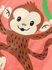 Children's Monkey Graphic Short Sleeve T-Shirt by Simply Love
