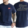 Breezy Golf 2 Sides Tee - Unisex Comfort Cotton Shirt, Perfect Golf Lover Gift by Dog Mom Hat