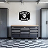 Safety Third Garage Wall Decal by Armed American Supply