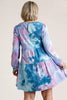 Colorful Full Size Round Neck Long Sleeve Dress Plus Size Boho Chic Beautiful Girls Dress by Stevvex