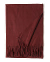 New Solid Color Wool Long Beard Warm Tassel Scarf Thick