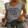 Women's V-Neck Printed Short Sleeve Loose Top – 14 Colors S–4XL by FitiqueFit