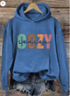 Men's Ladies Hoodie Letter Print Sweatshirt