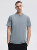 Men's Quarter Zip Short Sleeve Active T-Shirt by Simply Love