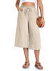 Women’s Elastic Cropped Wide-Leg Pants by FitiqueFit