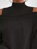 Cold Shoulder Turtleneck Sweater by Wild and Free Boutique