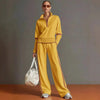 Women’s Casual Long Sleeve Two Piece Sports Set by FitiqueFit
