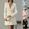 Women’s Deep V-Neck A-Line Dress by FitiqueFit