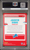 Graded 2023 Panini Donruss Jahmyr Gibbs #6 The Rookies Rookie RC Football Card PSA 10 Gem Mint