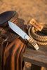 Handmade Loveless Style Bowie Knife Mirror-Polished Full Tang Collector Blade by JW SteelCrafts