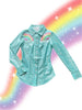 Mystical - Girls Pearl Snap Rodeo Shirt by Neon Spur