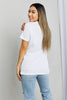 Simply Love HERE FOR THE SNACKS Graphic Cotton T-Shirt by Simply Love