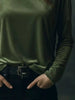 Full Size Velvet Long Sleeve T-Shirt Plus Size by Simply Love