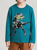 Children's Dinosaur Graphic Long Sleeve T-Shirt by Simply Love