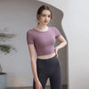 Tight Fit Yoga Top With Chest Pad Beauty Back Breathable by FitiqueFit