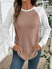 Waffle Knit Raglan Sleeve T-Shirt by Wild and Free Boutique