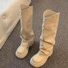 Women’s Platform Dress Boots – British Style Autumn/Winter by FitiqueFit