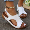 Women’s Summer Wedges – Elastic-Band Fish-Mouth Casual Sandals by FitiqueFit
