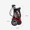 Cyungbok Folding Mini Four-wheel Adult Electric Bicycle Transport Scooter For The Elderly by FLIPSTYLEZLLC