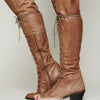 Women’s Over-the-Knee Boots – Round Toe Stylish Tall Winter Boots by FitiqueFit