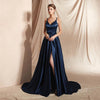 V-neck Simplicity Small Trailing Temperament Annual Meeting Sexy Host Evening Dress
