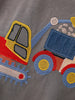 Children's Construction Vehicle Embroidered T-Shirt by Simply Love